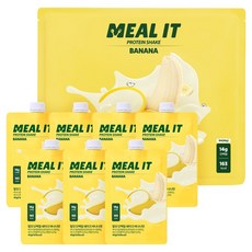 MealIt 蛋白質奶昔 香蕉口味 7入, 1個, 280g