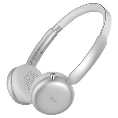 SKY 핏 에어 ANC 노이즈캔슬링 블루투스 6.0 무선 헤드셋 ANC-HA1 메탈릭 실버 30시간
