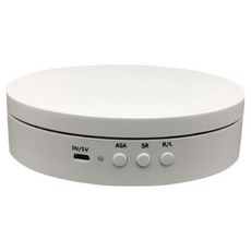 飾品珠寶旋轉展示台, 1個, 白色磨砂