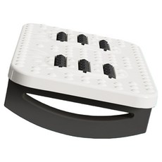 소요상회 커브형 발판 지압 시원한 발받침대, 클래식 화이트