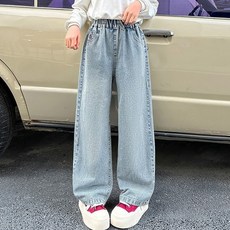 Starbean 兒童微笑口袋休閒牛仔褲