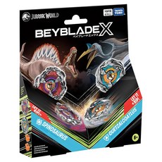 TAKARA TOMY A.R.T.S BEYBLADE X 侏羅紀世界戰鬥陀螺X BX-41, 棘龍 + 翼龍, 1個