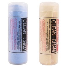 Y플러스원 PVA 습식 스포츠타월 66 x 43 cm 2종 세트, 블루 + 옐로우, 1세트