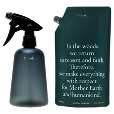 hinok The Spray 織物除臭噴霧空瓶 + 450ml補充包, 1套, 450ml