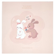 ido 照片自黏式超音波相簿, 1個, 兔子感性, 25張