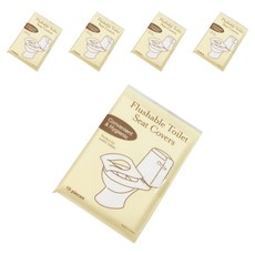 Anine 便攜式一次性衛生馬桶坐墊 10入, 卡其色, 5個