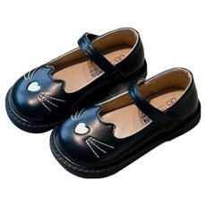 유블리 아동용 캣슈 고양이 하트 플랫슈즈