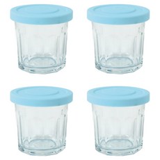 Joliema Twinkle Jar 密封玻璃瓶 藍色, 420ml, 4個