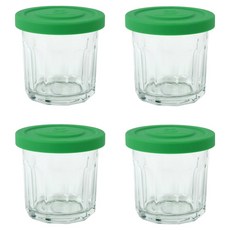 Joliema Twinkle Jar 密封玻璃瓶 綠色, 300ml, 4個