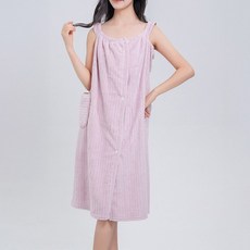 女性用Cozy Day飯店高爾夫浴袍, 1個, 紫色