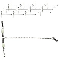 Zlenak Hit Face T型自製釣組 夜光天平 德用包, 1個, 20入