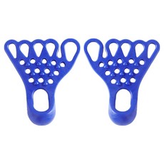 小腿腳趾伸展器 藍色 雙腳穿戴組, 1套