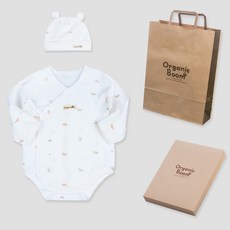 Organic Boom 馬年新生兒連身衣 + 帽子 + 提袋 + 禮盒組