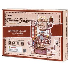 ROKR 立體木製組裝模型 巧克力工廠 LGA02, 1個