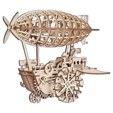 ROKR 立體木製組裝模型 飛行船 LK702, 1個