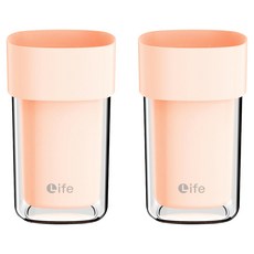 多功能旅用牙刷收納盒, 2個, 粉色