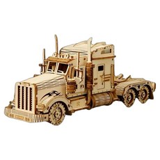 ROKR 立體木製組裝模型 美式長頭卡車 MC502, 1個