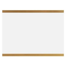 TRENY 海報證書展示廣告框 A4 橫式, 金色, 1個