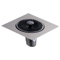 收納部屋 不鏽鋼金屬防臭地漏, 1個, 槍灰色