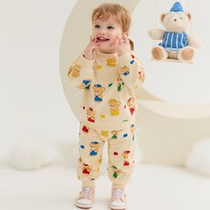 MilkBaby 유아용 알록달록 상하복 세트
