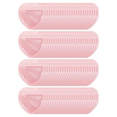 플로우코드 미니 하트 지퍼백, 핑크, 100개