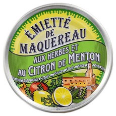 la belle-iloise 香草與芒通檸檬鯖魚片, 1個, 80g