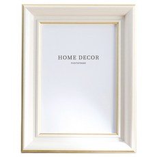 iINDOORS 弧邊復古相框 附立架 6 x 8吋 200g, 1個, 羽白色