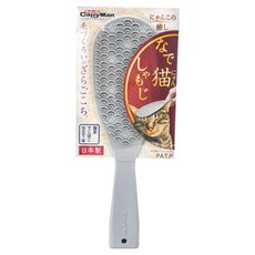 CattyMan 貓用仿貓舌按摩梳, 灰色, 1個