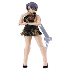 GOOD SMILE COMPANY figma 女性body Mika with 迷你旗袍裝 黑色, 1個