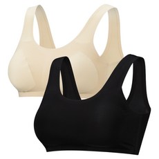 Inna-mate 青少年網眼無縫學生運動內衣 2件組