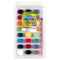 Crayola 繪兒樂 可水洗水彩顏料, 24個