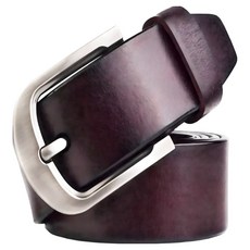 本革職人 男仕專屬潮流個性風格系列針釦式真皮皮帶 百搭馬蹄造型款