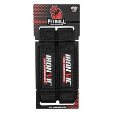 ironvic 比特犬舉重拉力帶 健身握把 防滑護腕 2入, 1個, 單一顏色