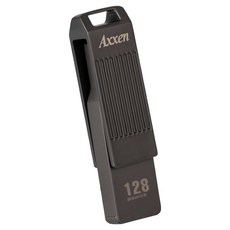 Axxen PS30 超高速 450MB/s 旋轉 超小型 便攜式 金屬 外接 PSSD PS30, 黑色, 128GB