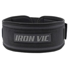 ironvic 健身護腰帶 腹壓帶 重量訓練, 1個, 黑色