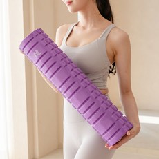 헬스럽 EVA 돌기 폼롤러, 퍼플, 1개