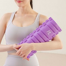 헬스럽 EVA 돌기 폼롤러, 퍼플, 1개