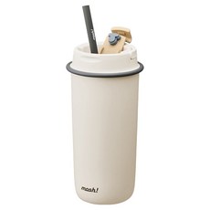 모슈 라떼 스트로우 매트 텀블러, 매트 화이트, 700ml, 1개