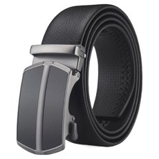 本革職人 男仕沉穩內斂系列自動扣真皮皮帶 簡約線條款