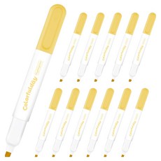 모나미 칼라풀데이 형광펜, 카스텔라, 12개
