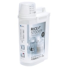 ASVEL 密封儲米桶 2kg, 白色, 1個