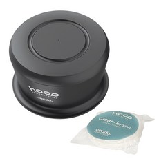 ceado Hoop 咖啡濾杯 附上蓋 黑色, 1個, 250ml, 過濾塔 + 水冠 + 100張配套圓形濾紙 + 上蓋