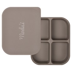 MODU'I BLUEMAMA Modu-i 矽膠方塊4格副食品冷凍容器, 1個, 360ml, 米色