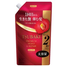 TSUBAKI 思波綺 頂級保濕修護洗髮精 補充包, 600ml, 1個