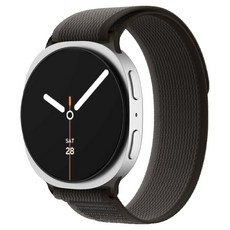 SPACE SHIELD Galaxy Watch 相容 Mild Trail Loop 魔鬼氈布料錶帶, 1個, 太空黑