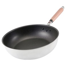 hokua 北陸 極大金IH輕量級不沾平炒鍋 日本製, 1個, 28cm