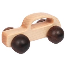 Funild 兒童用原木汽車玩具 B款, 淺色木, 1個