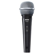 SHURE 舒爾 動圈式多功能有線麥克風, 黑色, SV200-Q-X