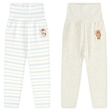 Milk Baby 彈性佳防腹痛內搭褲 2件組