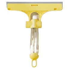 티루마 실용적인 편리한 유리 청소용품 창문닦이 일체형 스크래치 업그레이드형, 옐로우, 1개